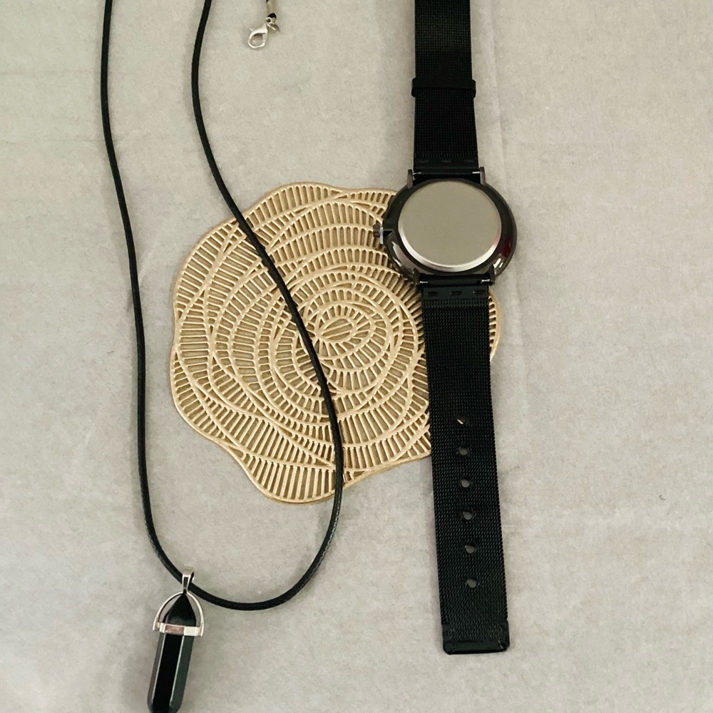 2pcs watch, set for men necklace included gift for anniversary and more - Picture 9 of 9